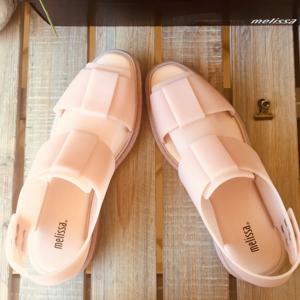 Melissa beach sandals - light pink EUC ;) - Picture 4 of 8